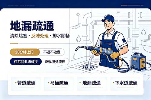 黄石地漏疏通